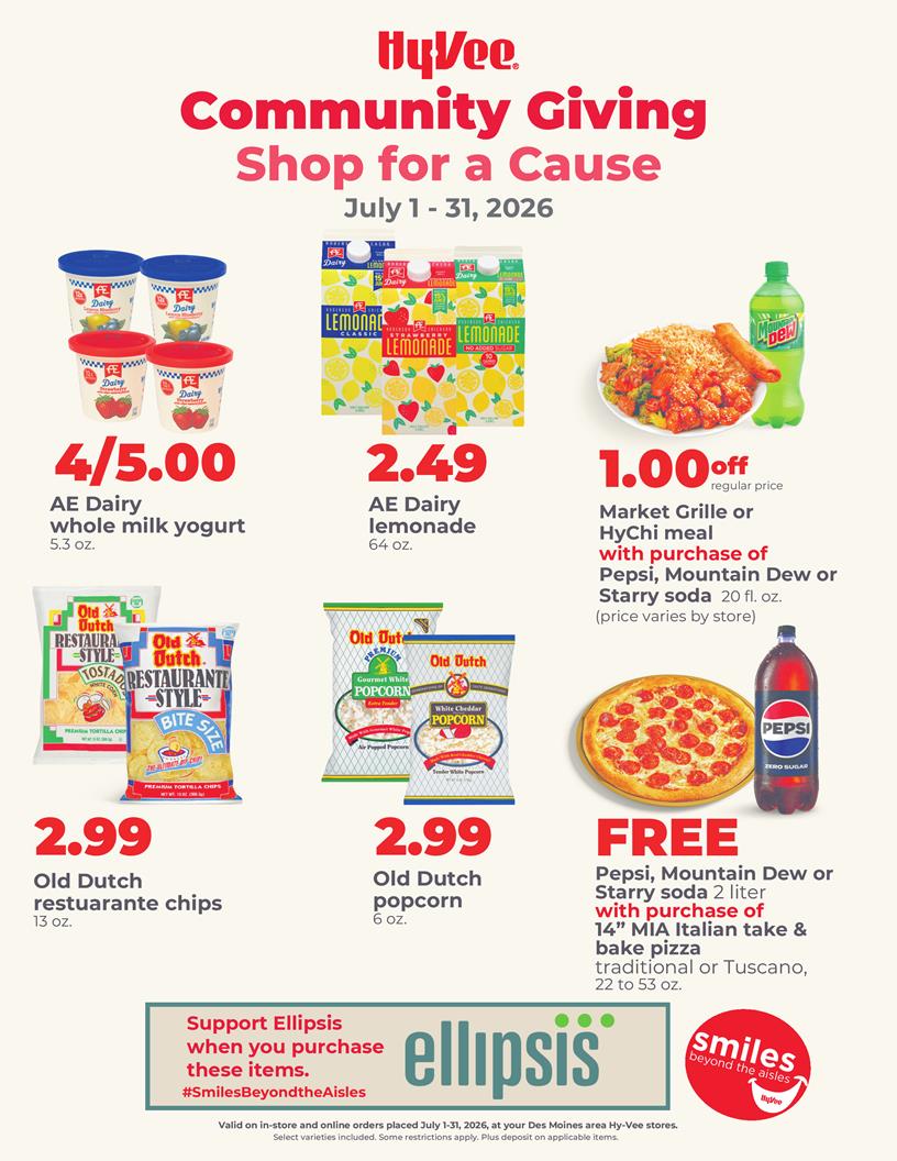 Community Giving - Shop for a Cause July 2026