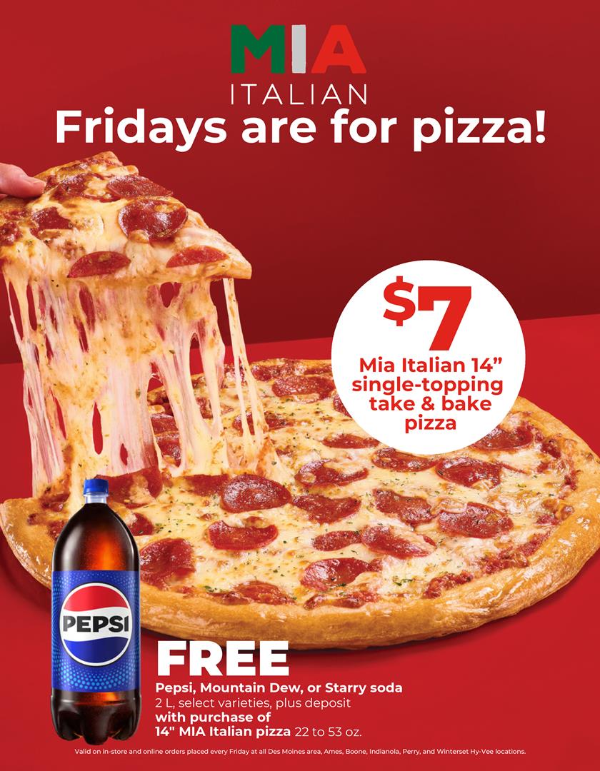 Friday Pizza Special