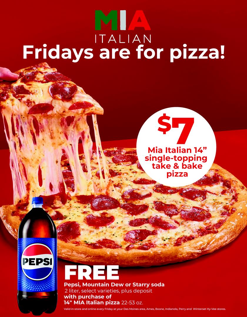 Friday Pizza Special