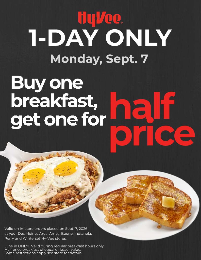 Labor Day Breakfast Special
