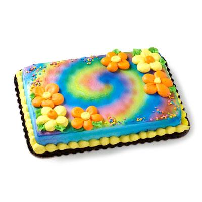  4 Flower Power Floral Cake  Hy Vee  Aisles Online Grocery 