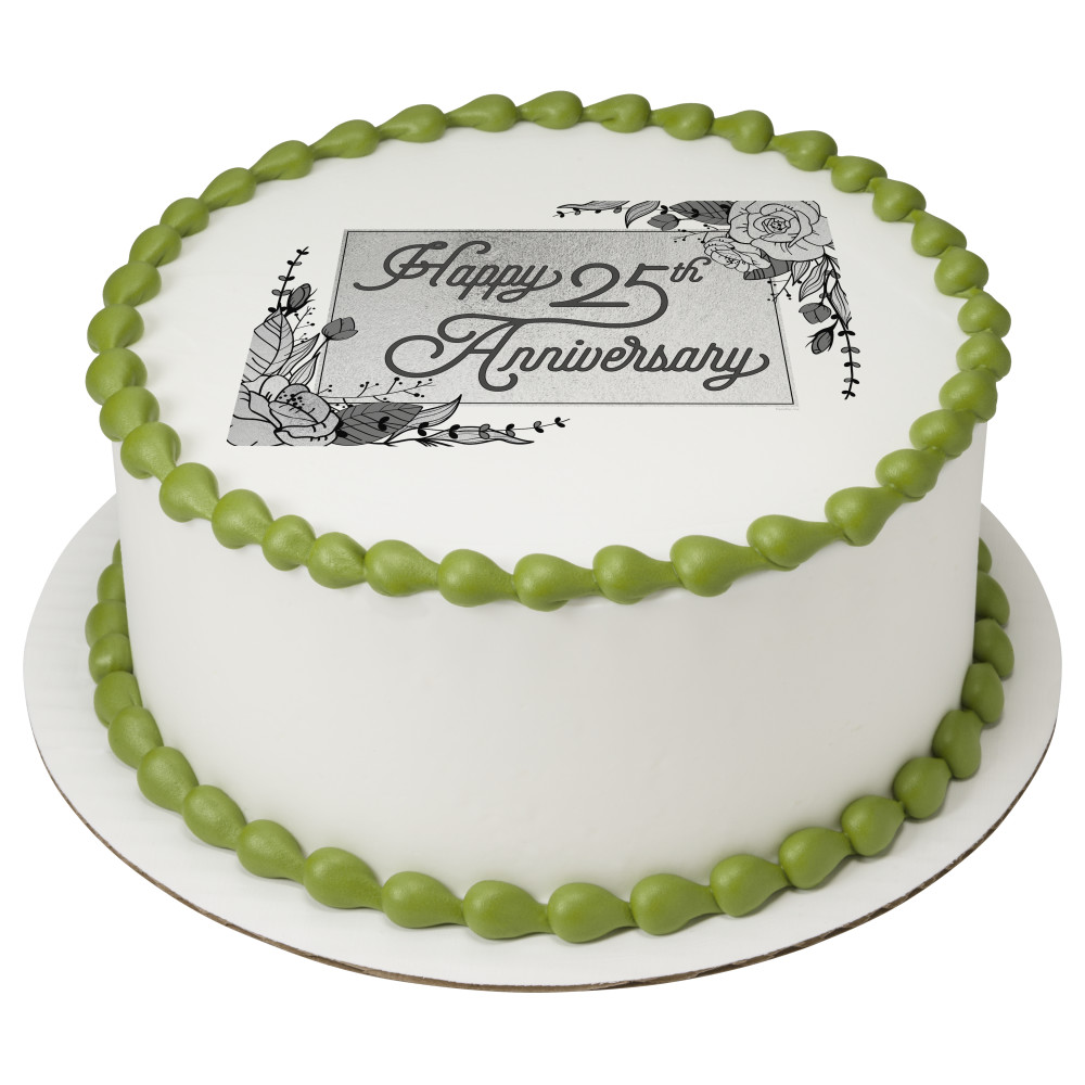 happy 25th anniversary cake