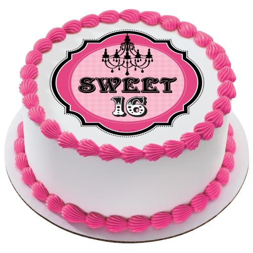 Sweet Sixteen Round Cake 384