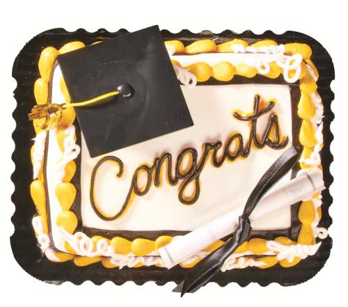 1/8 Sheet Graduation Cake | Hy-Vee Aisles Online Grocery Shopping