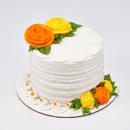 Ribbon Rose Double Layer Cake 144 (5-inch) | Hy-Vee Aisles Online ...